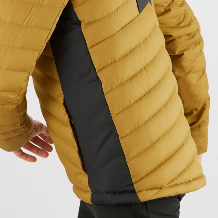 Salomon Essential Xwarm Down Men's Insulated Jackets Yellow | 796-VRDFAQ