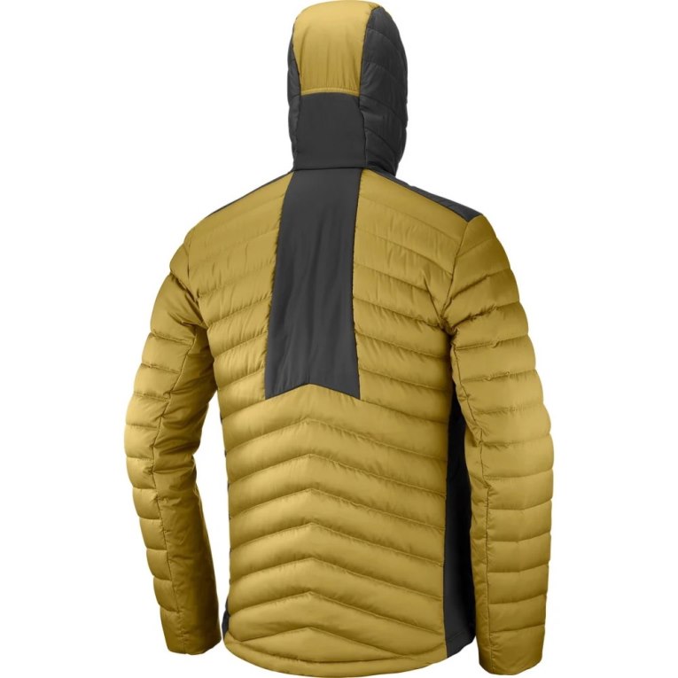 Salomon Essential Xwarm Down Men's Insulated Jackets Yellow | 796-VRDFAQ