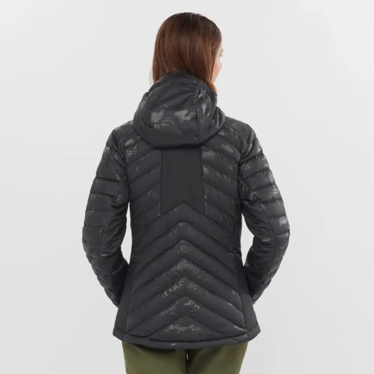 Salomon Essential Xwarm Down Women's Insulated Jackets Black | 276-ATRMYZ