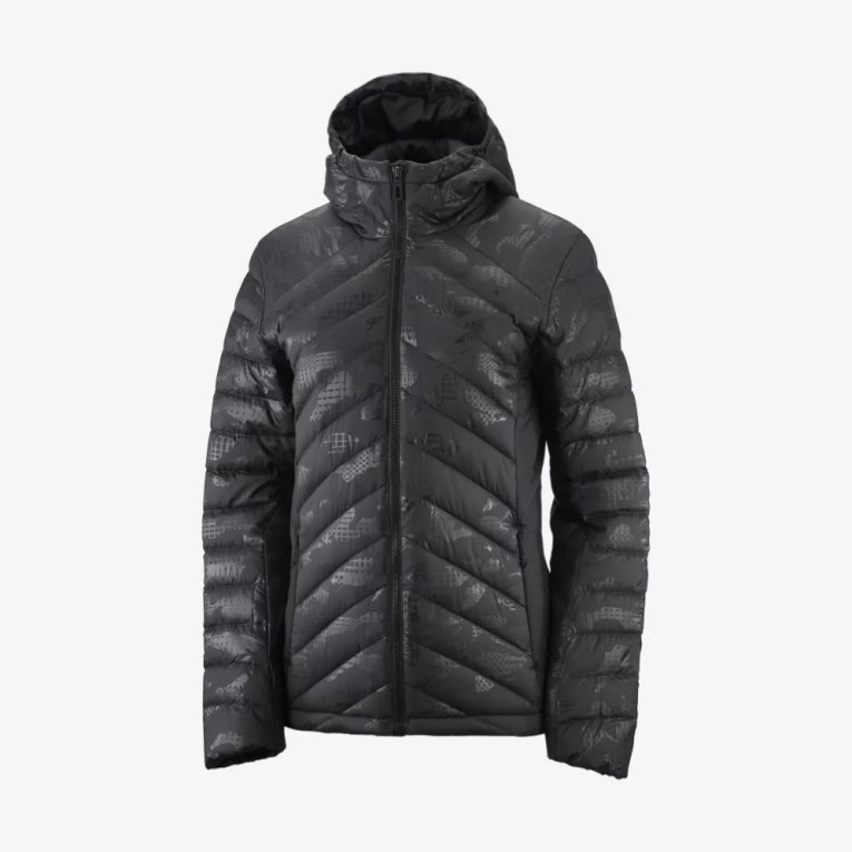 Salomon Essential Xwarm Down Women's Insulated Jackets Black | 276-ATRMYZ