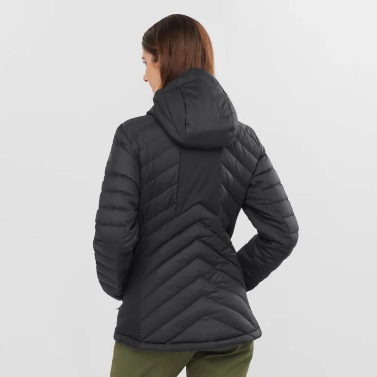 Salomon Essential Xwarm Down Women's Insulated Jackets Black | 290-LWDQGV