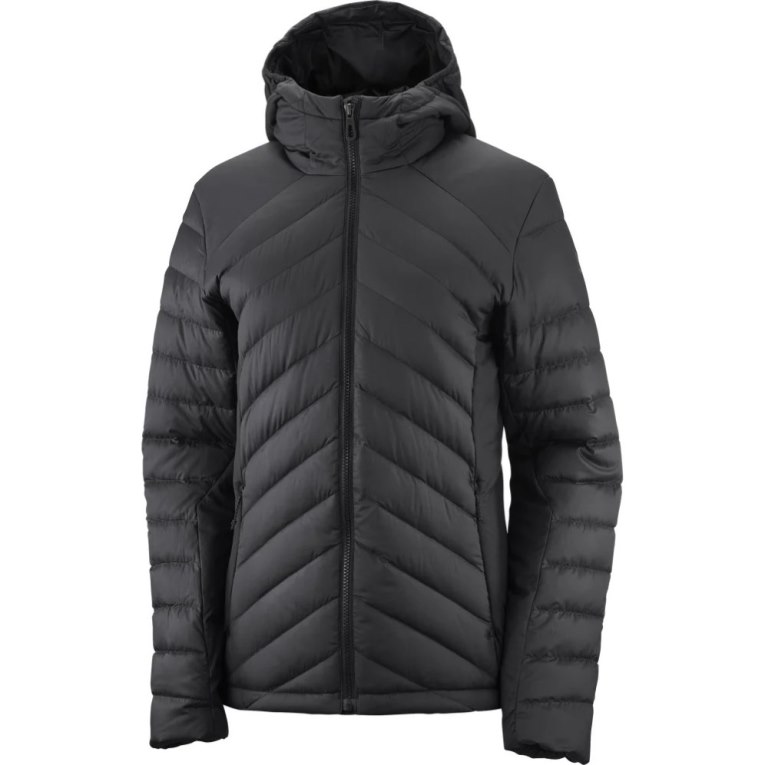 Salomon Essential Xwarm Down Women's Insulated Jackets Black | 290-LWDQGV