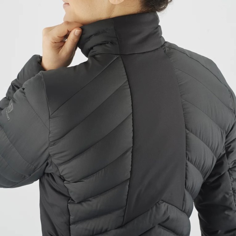 Salomon Essential Xwarm Down Women's Insulated Jackets Black | 745-QTLASB