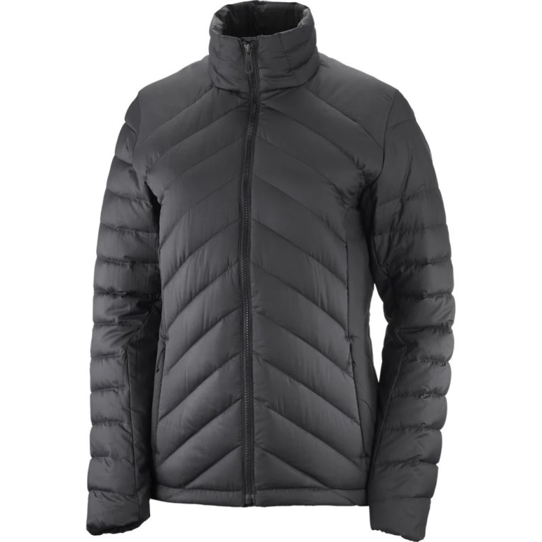 Salomon Essential Xwarm Down Women's Insulated Jackets Black | 745-QTLASB