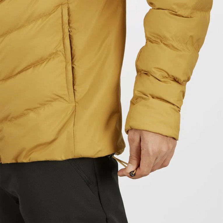 Salomon Essential Xwarm Men's Insulated Jackets Yellow | 285-KHAELN