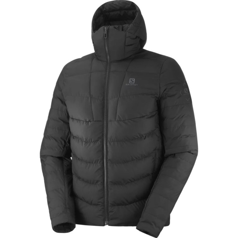 Salomon Essential Xwarm Men's Insulated Jackets Black | 963-DJVXTU