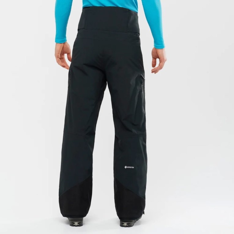 Salomon Gravity Gore Tex Men's Ski Pants Black | 509-NUSAKJ