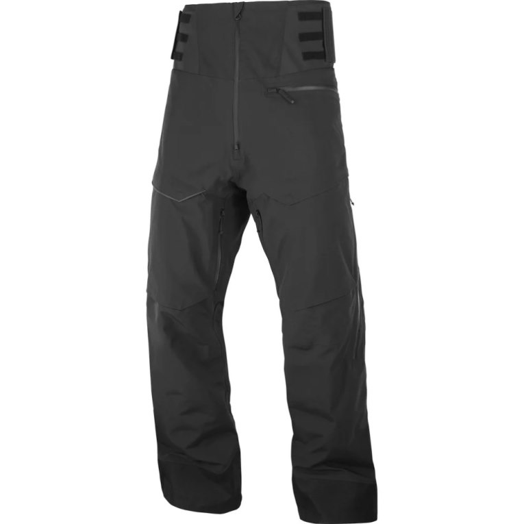 Salomon Gravity Gore Tex Men's Ski Pants Black | 509-NUSAKJ