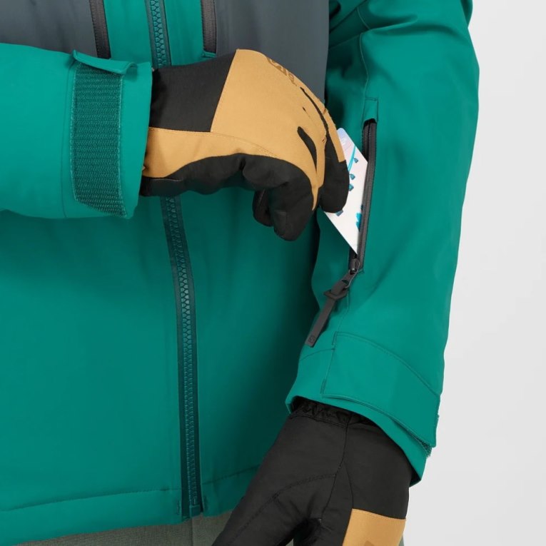 Salomon Highland Men's Insulated Jackets Green | 317-STMHXK