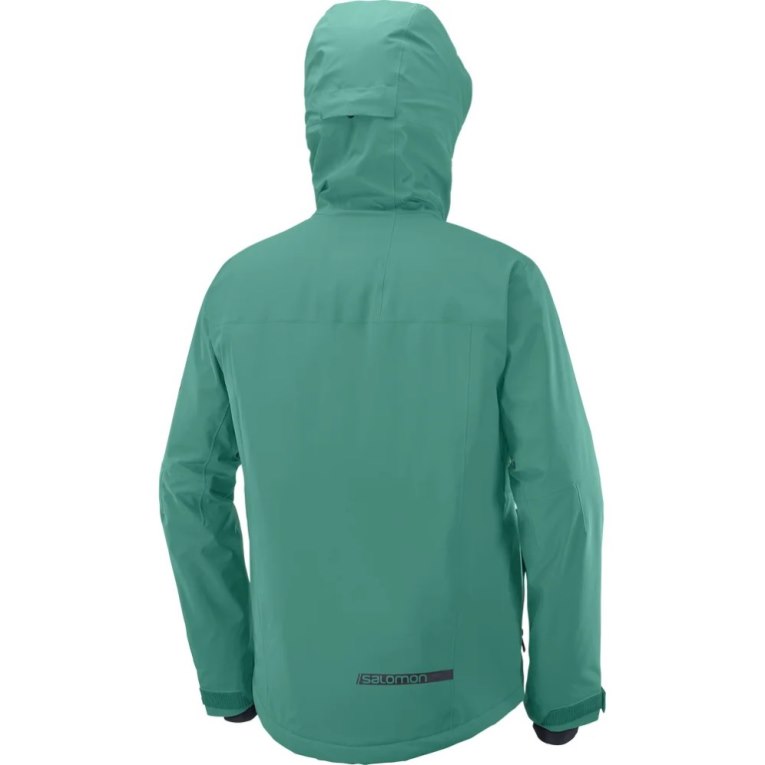 Salomon Highland Men's Insulated Jackets Green | 317-STMHXK