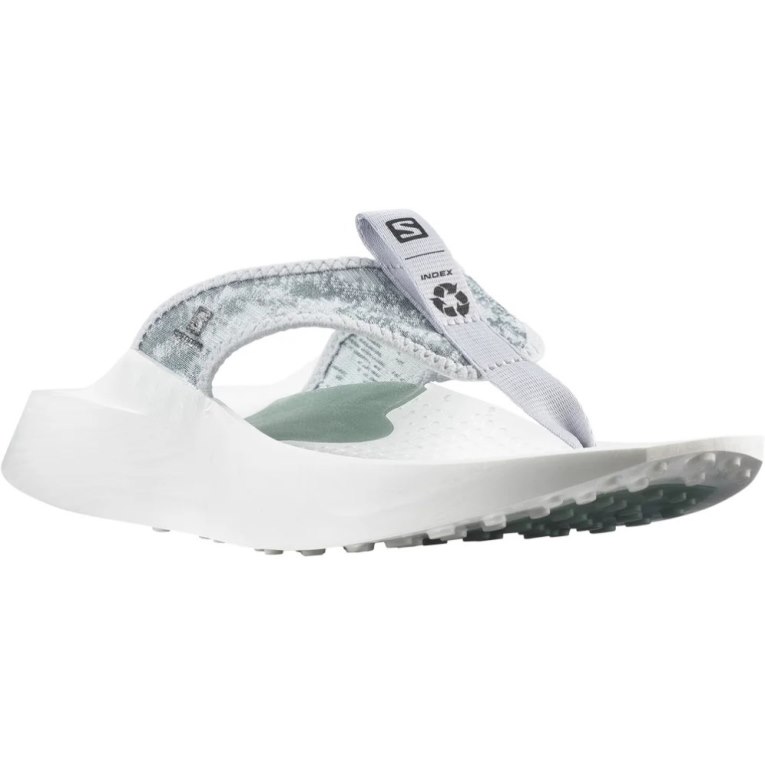 Salomon Index Break Men's Flip Flops White | 542-BULEAF