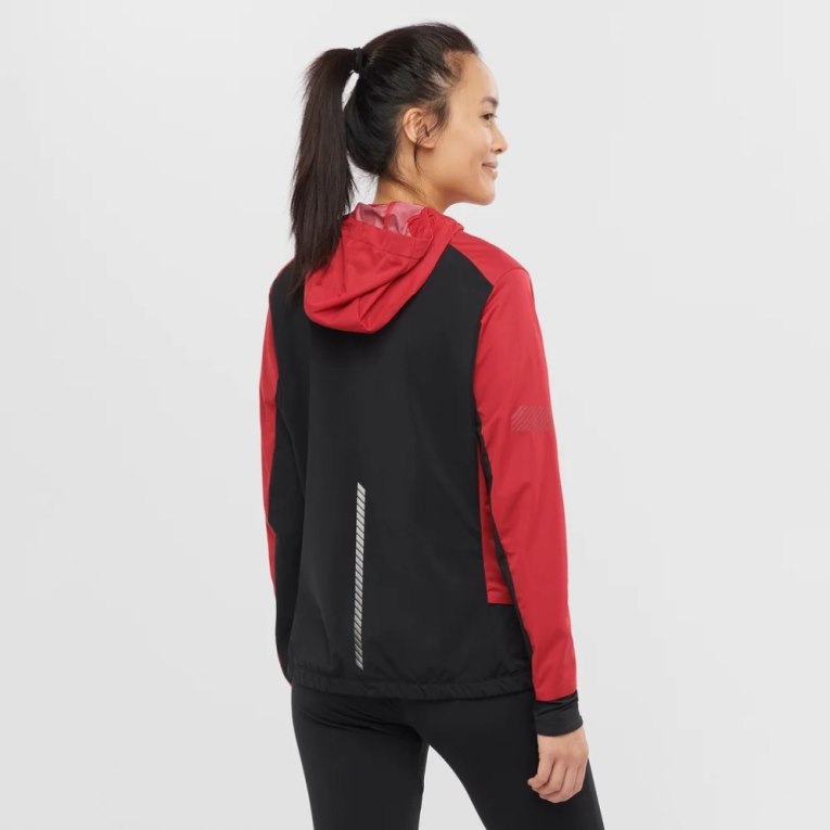 Salomon Light Women's Shell Jackets Red | 149-BLXCKQ