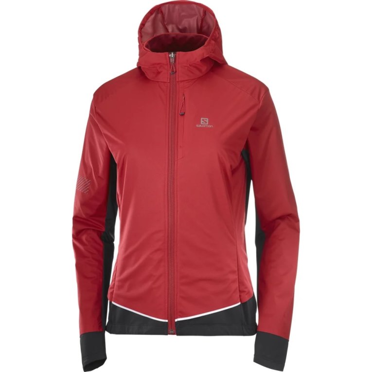 Salomon Light Women's Shell Jackets Red | 149-BLXCKQ