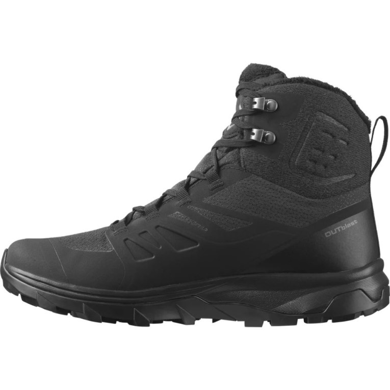 Salomon Outblast Thinsulate Climasalomon Waterproof Women's Winter Boots Black | 139-CWMRGB