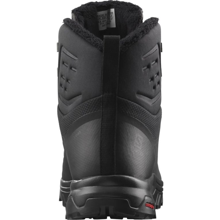 Salomon Outblast Thinsulate Climasalomon Waterproof Men's Winter Boots Black | 210-ESWABX