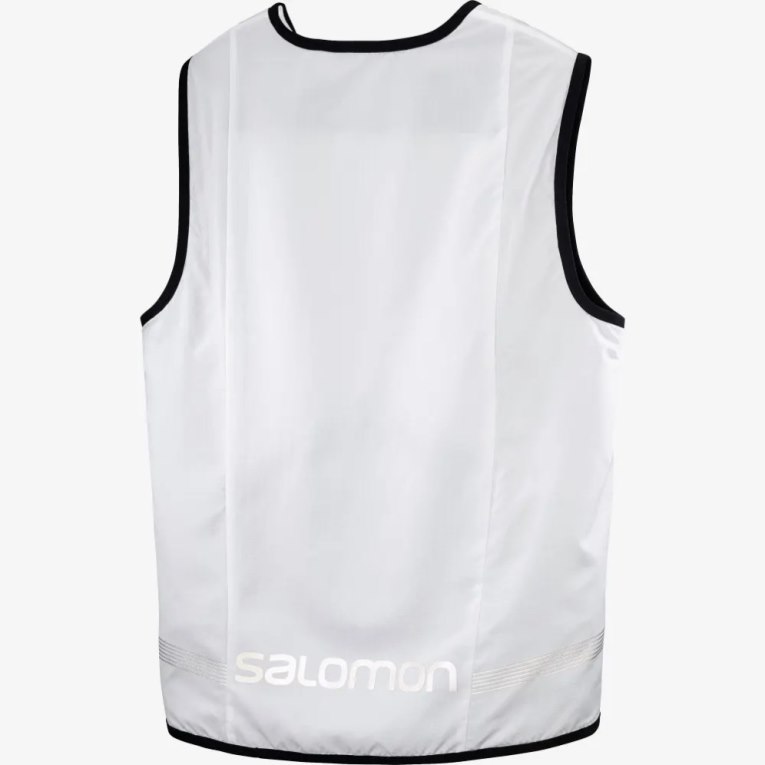 Salomon Outlife Reversible Utility U Men's Vest White | 407-IRETHA