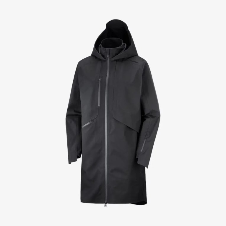 Salomon Outlife Wp Commuter Parka W Women's Jackets Black | 543-GIRBZW