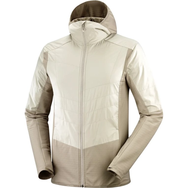 Salomon Outline All Season Hybrid Men's Jackets Beige | 061-NHARYO