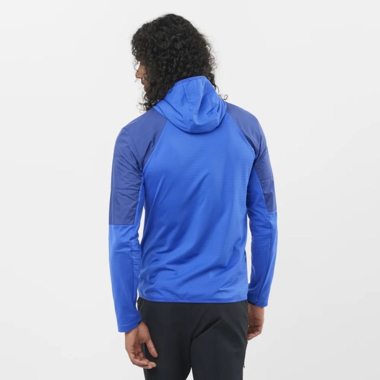 Salomon Outline All Season Hybrid Men's Jackets Blue | 120-MRGYKB