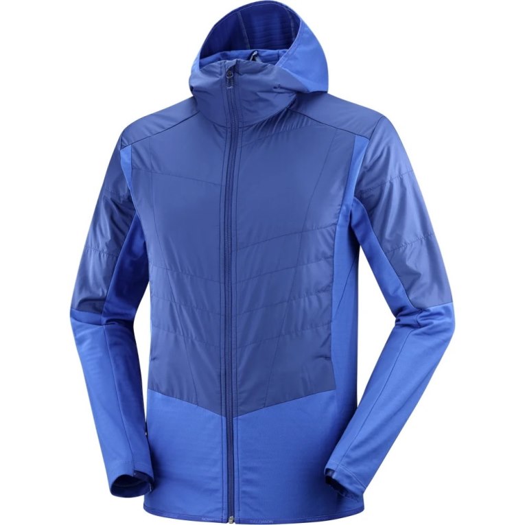 Salomon Outline All Season Hybrid Men's Jackets Blue | 120-MRGYKB