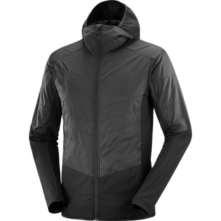 Salomon Outline All Season Hybrid Men's Jackets Black | 167-SYRZCT