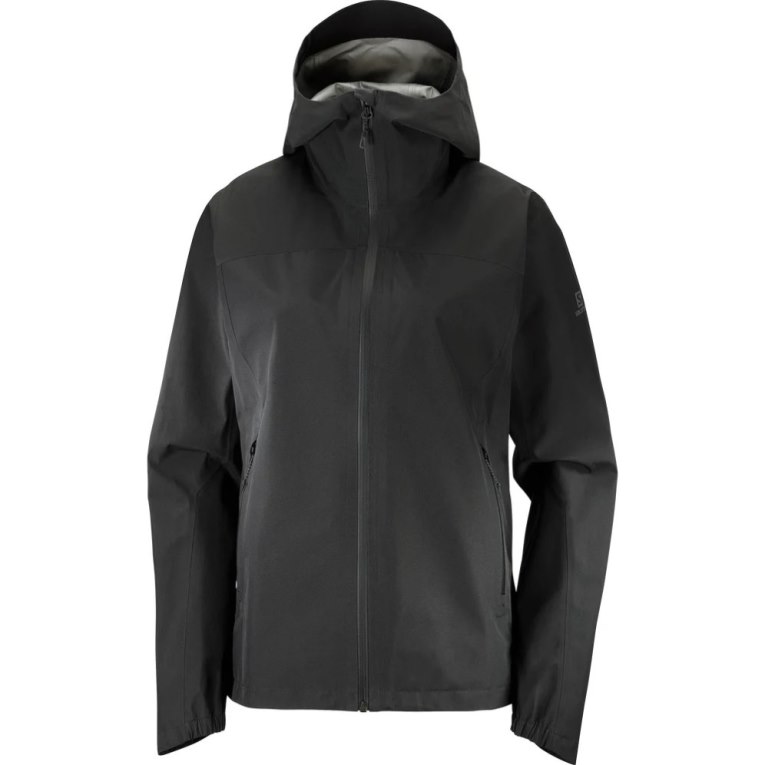 Salomon Outline GTX 2.5L Women's Shell Jackets Black | 492-GWCSMP