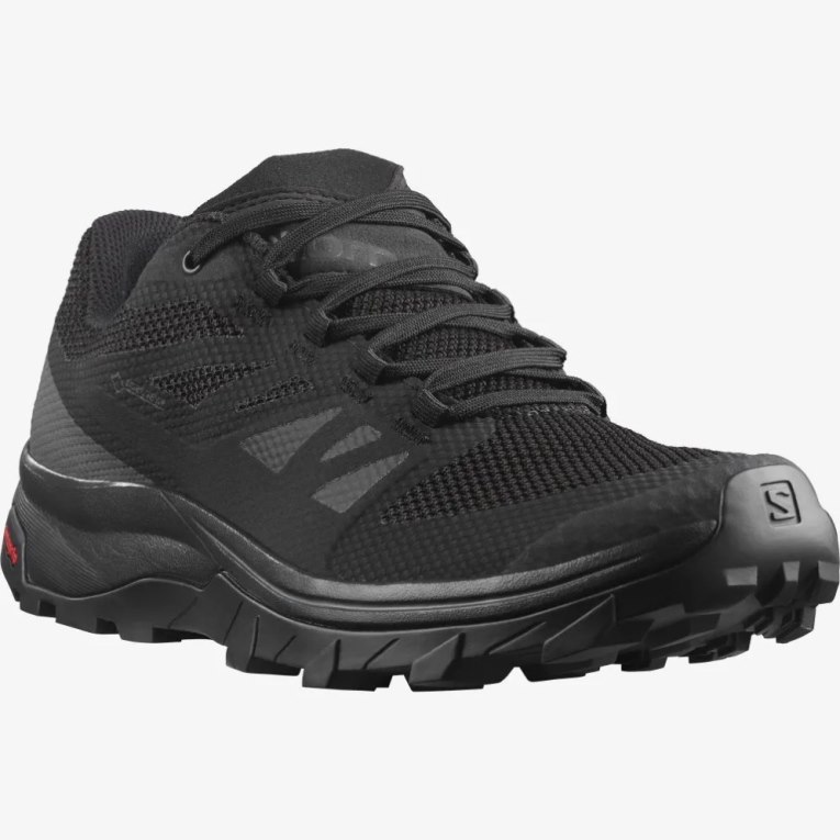 Salomon Outline GTX Men's Hiking Shoes Black | 173-ELGKWN