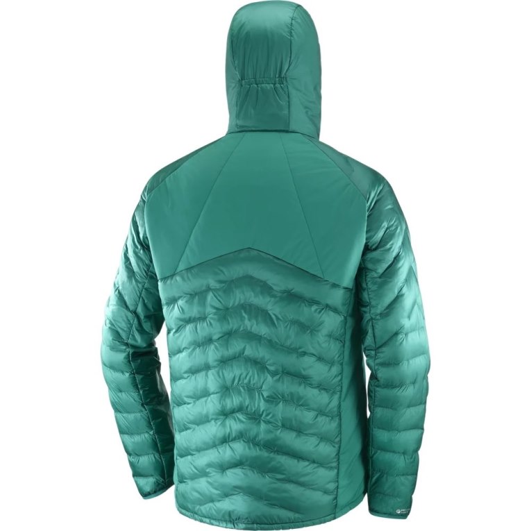 Salomon Outline Primaloft Men's Insulated Jackets Green | 043-JTQEIN