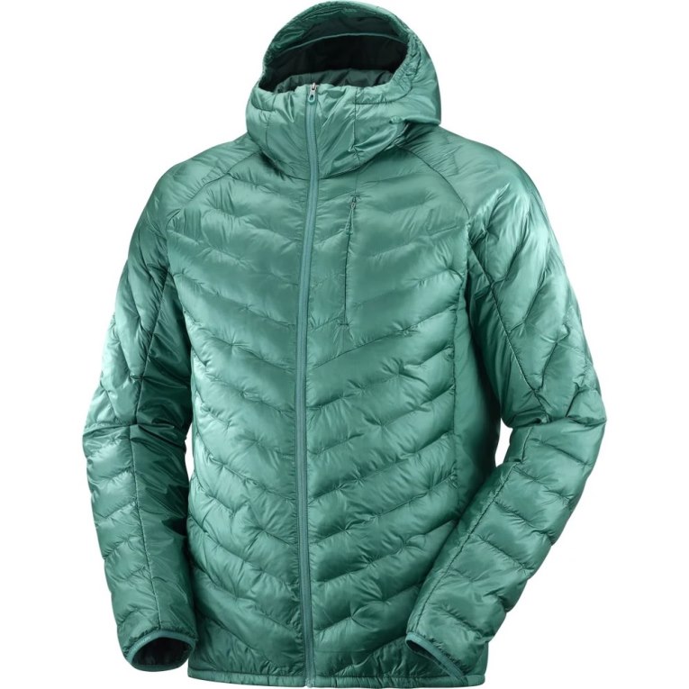 Salomon Outline Primaloft Men\'s Insulated Jackets Green | 043-JTQEIN