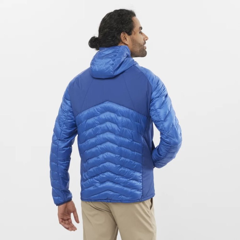 Salomon Outline Primaloft Men's Insulated Jackets Blue | 126-REWXDB