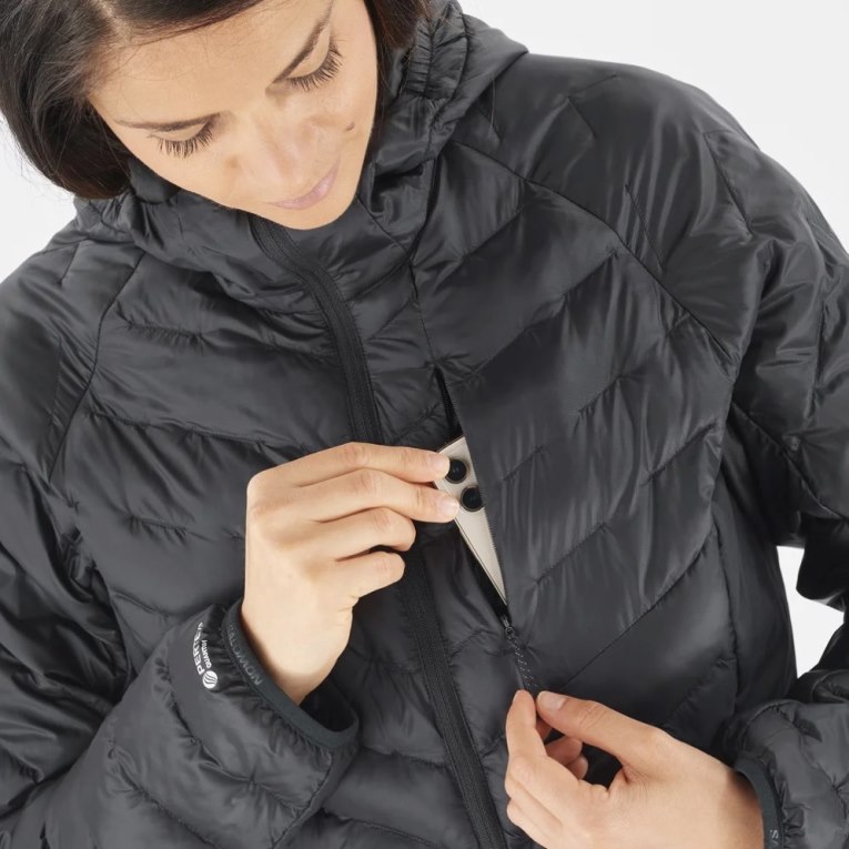 Salomon Outline Primaloft Women's Insulated Jackets Black | 247-OWGAFK