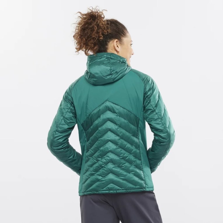 Salomon Outline Primaloft Women's Insulated Jackets Green | 927-QWGENM