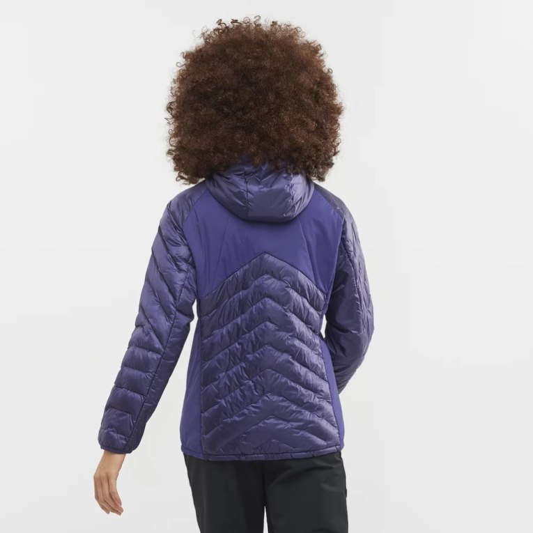 Salomon Outline Primaloft Women's Insulated Jackets Purple | 951-UOWJKP