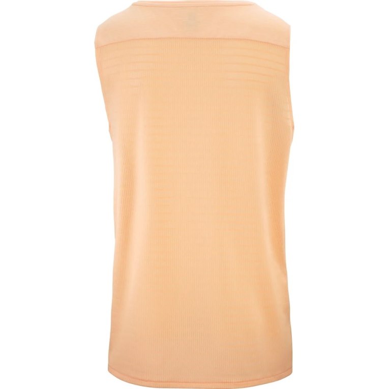 Salomon Outline Summer Women's Tanks Apricot | 529-EQLKTV