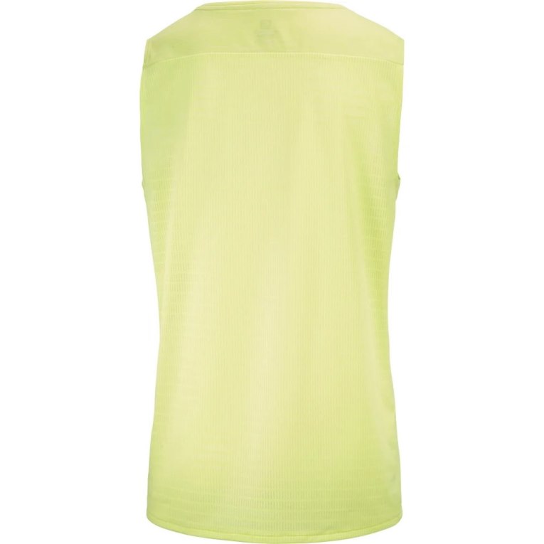 Salomon Outline Summer Women's Tanks Lemon | 085-VOQUFK