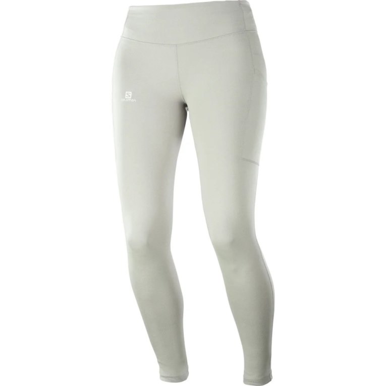 Salomon Outline Women's Running Tights Mint | 358-KGJMFH