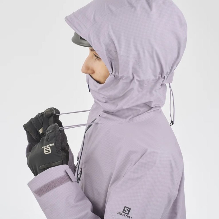 Salomon Outpeak GTX 3L Women's Shell Jackets Lavender | 460-CGJNWX