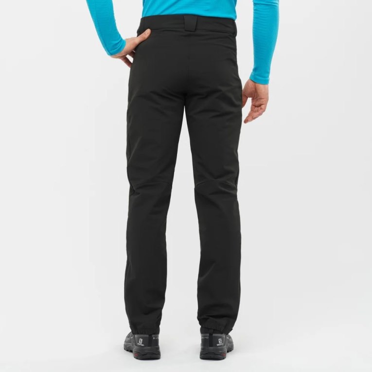 Salomon Outpeak Warm Men's Sport Pants Black | 901-SHQNKO