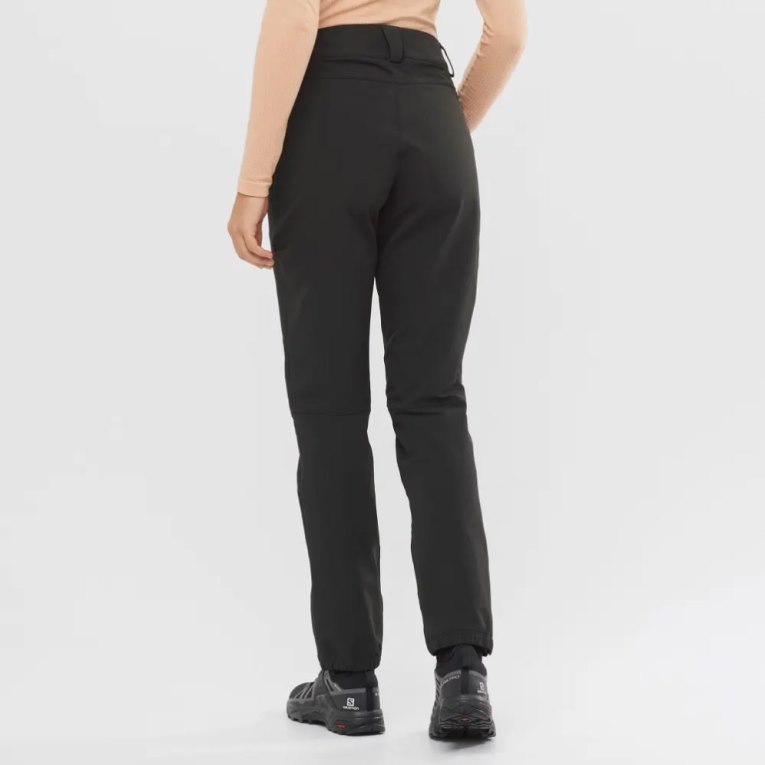 Salomon Outpeak Warm Women's Sport Pants Black | 653-IFHJDU