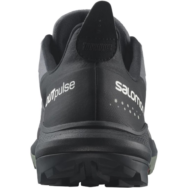 Salomon Outpulse GTX Men's Hiking Shoes Black / Dark Grey | 529-SJXGVT