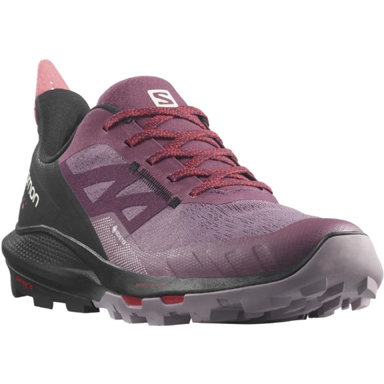 Salomon Outpulse GTX Women's Hiking Shoes Fuchsia / Black | 052-TMOJDB