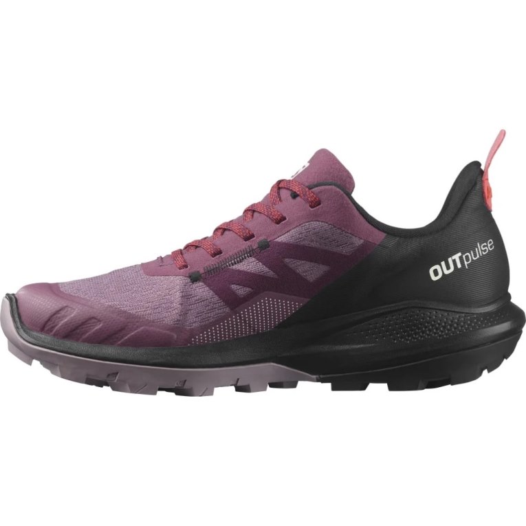 Salomon Outpulse GTX Women's Hiking Shoes Fuchsia / Black | 052-TMOJDB