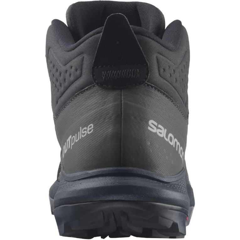 Salomon Outpulse Mid GTX Men's Hiking Boots Black / Olive | 237-TFLEPR