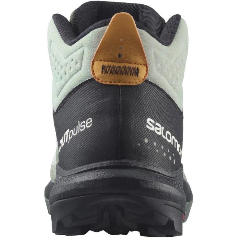 Salomon Outpulse Mid GTX Men's Hiking Boots Mint / Black | 604-YFXMNQ