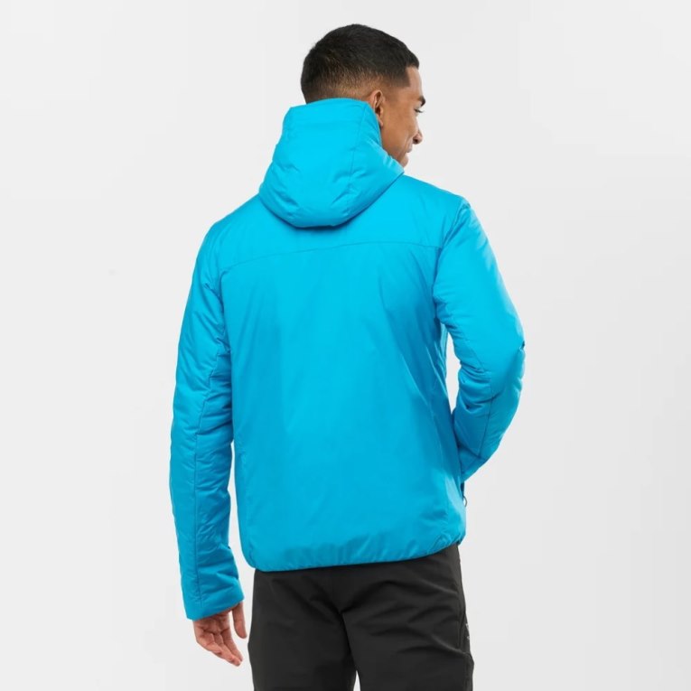 Salomon Outrack Men's Insulated Jackets Turquoise | 947-DYVSPT