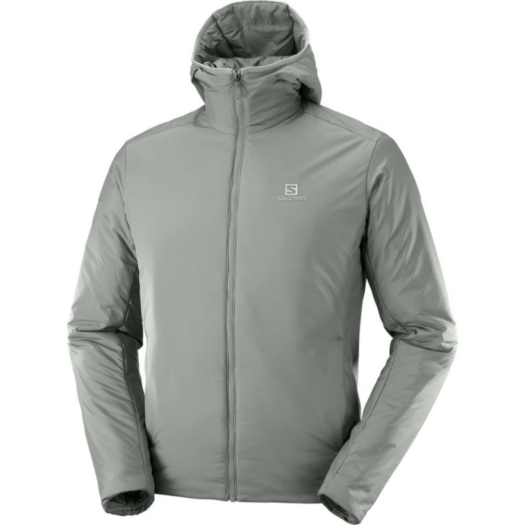 Salomon Outrack Men's Insulated Jackets Grey | 981-FGRLJP