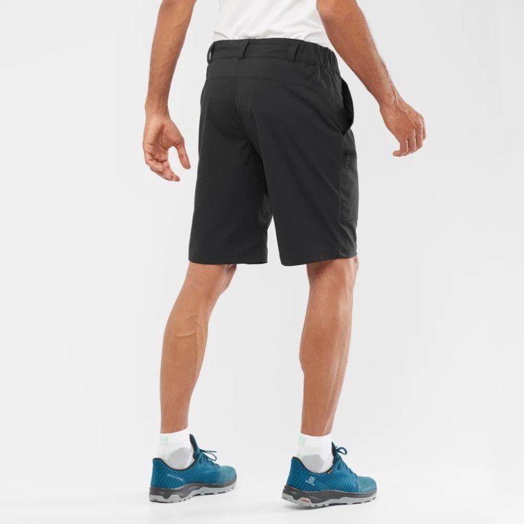 Salomon Outrack Men's Shorts Black | 681-SAQOBJ