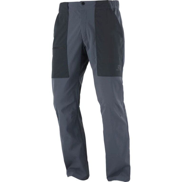 Salomon Outrack Men's Sport Pants Black | 185-ULEDWP