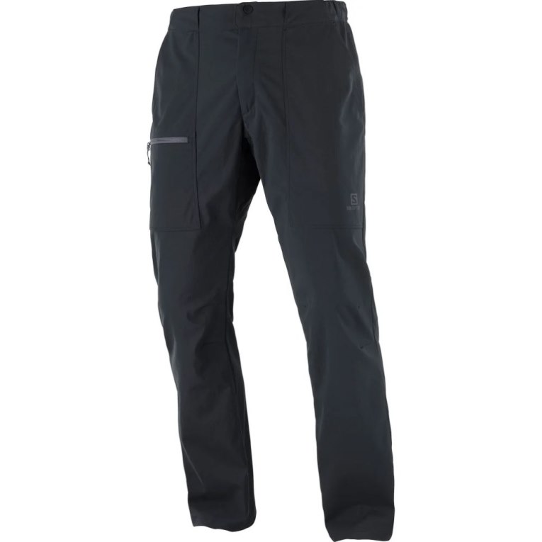 Salomon Outrack Men's Sport Pants Black | 384-EFLAWP