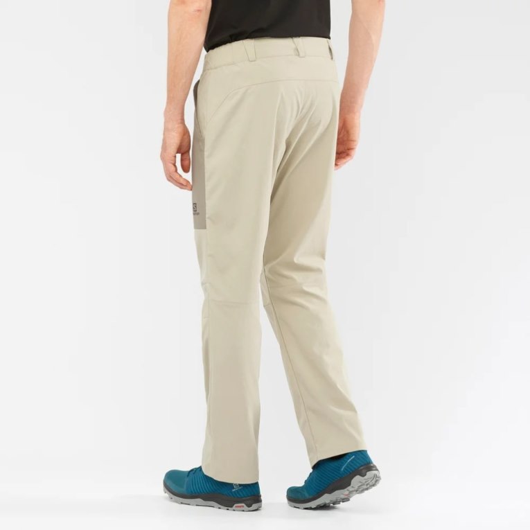 Salomon Outrack Men's Sport Pants Khaki | 683-VDMCSW